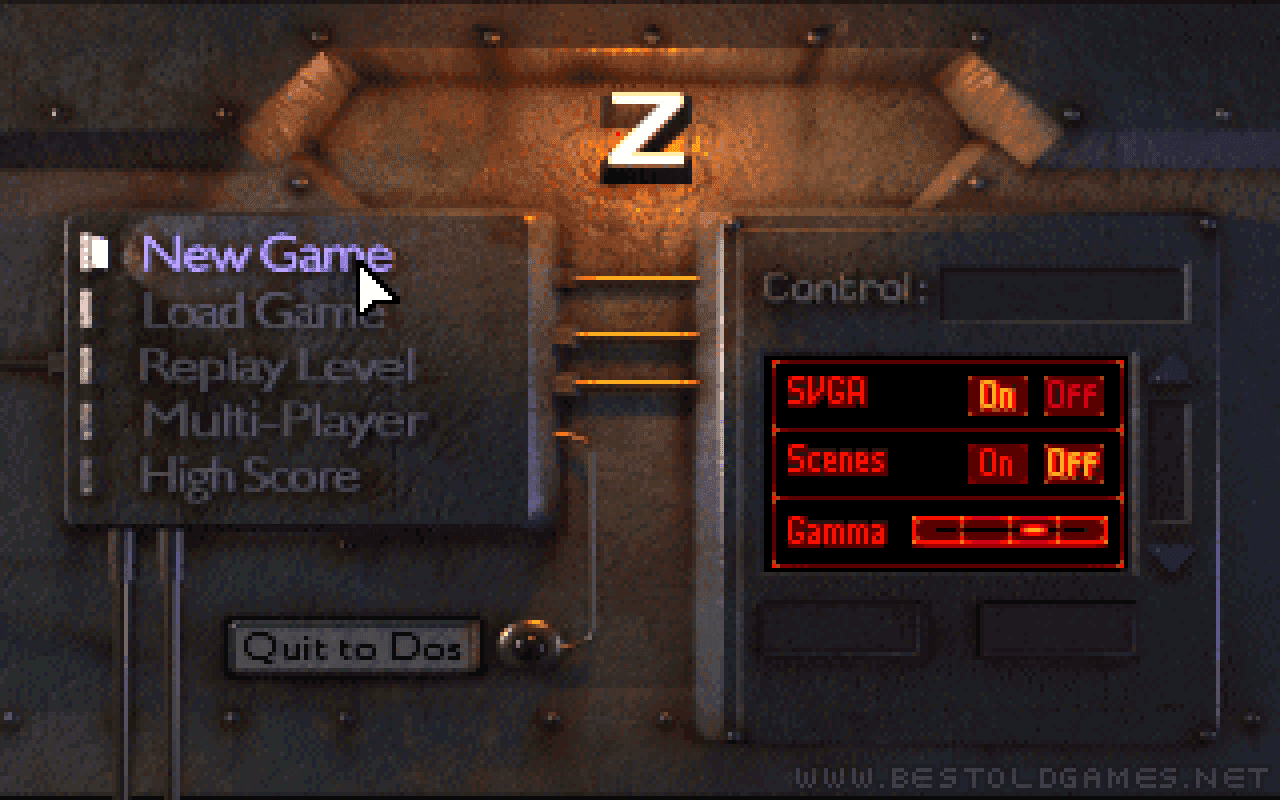 Gameplay screen of Z (1/8)