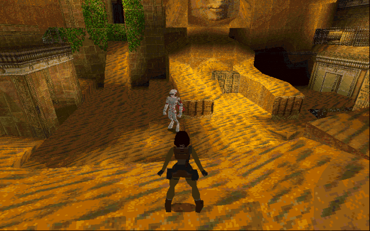 Gameplay screen of Tomb Raider (4/8)