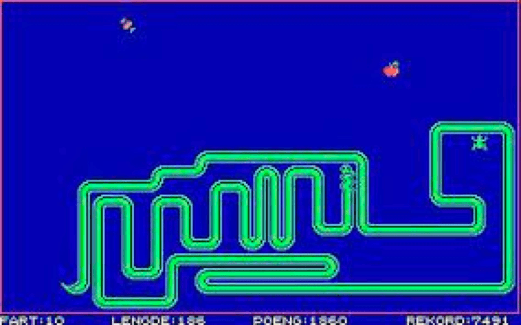 Gameplay screen of Snake Game (4/4)