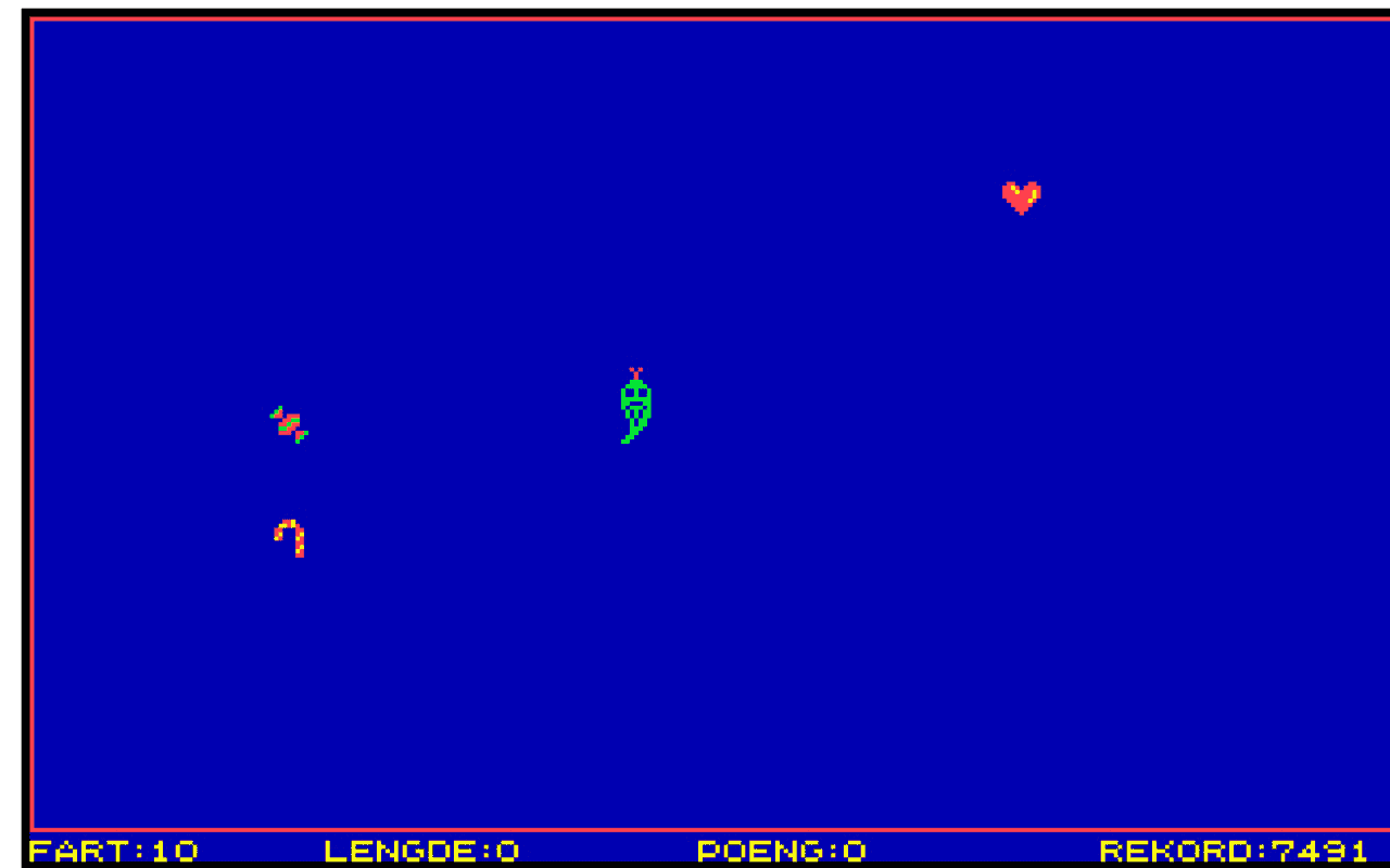 Gameplay screen of Snake Game (2/4)