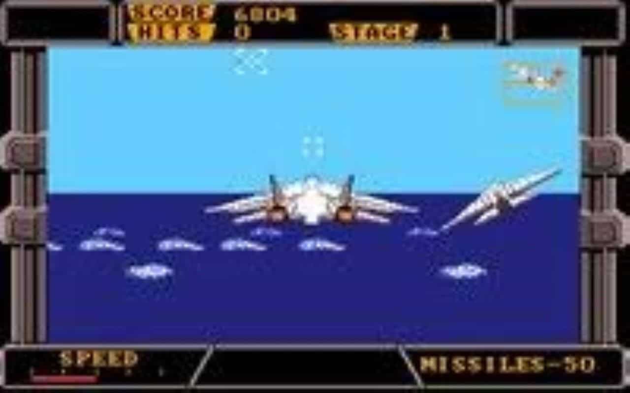 Gameplay screen of After Burner II (5/8)