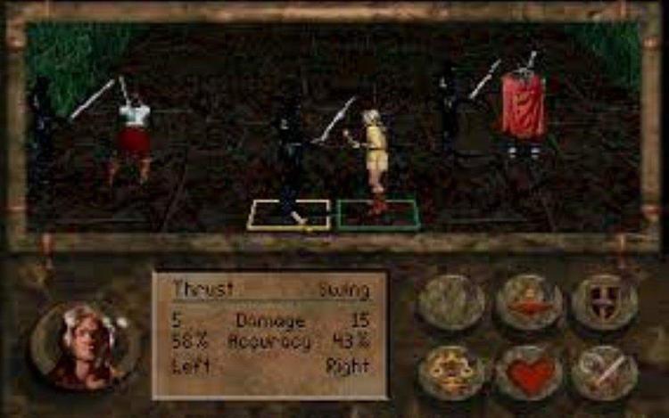 Gameplay screen of Betrayal at Krondor (3/8)