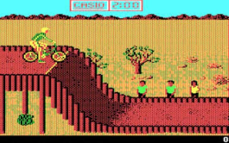 Gameplay screen of California Games (2/8)