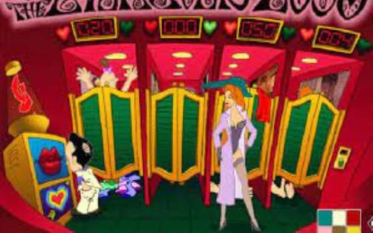 Gameplay screen of Leisure Suit Larry: Love for Sail! (1/4)