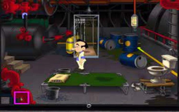 Gameplay screen of Leisure Suit Larry: Love for Sail! (3/4)