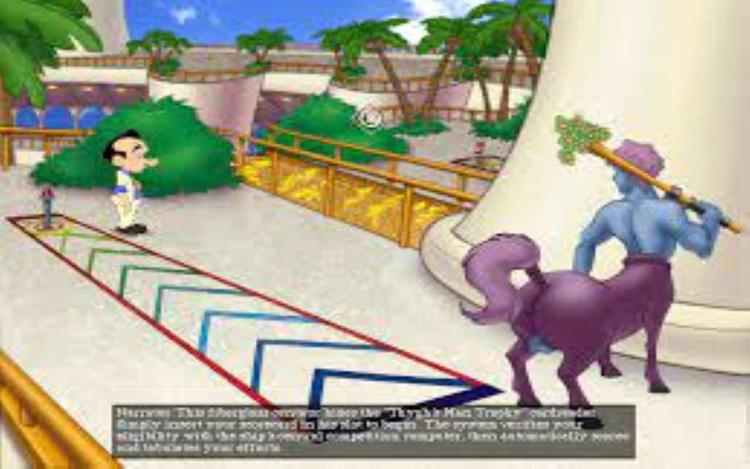 Gameplay screen of Leisure Suit Larry: Love for Sail! (4/4)
