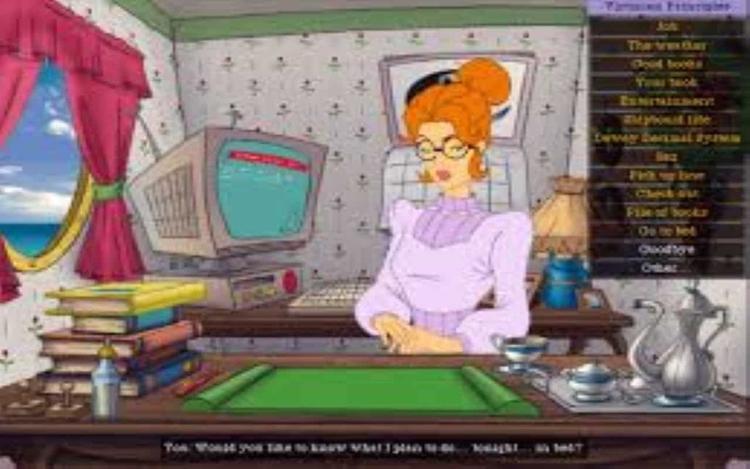 Gameplay screen of Leisure Suit Larry: Love for Sail! (2/4)