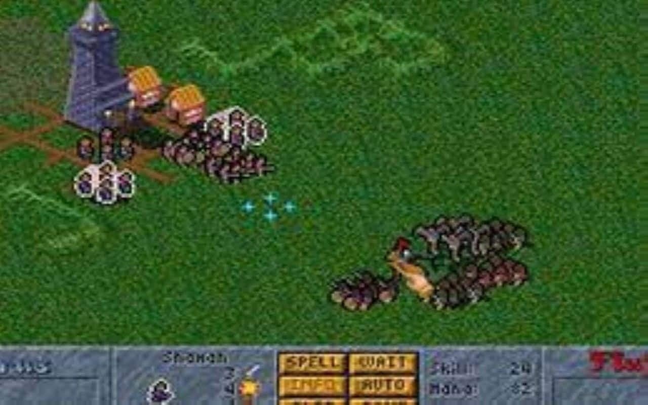 Gameplay screen of Master of Magic (7/8)