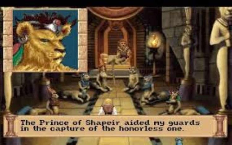 Gameplay screen of Quest for Glory III: Wages of War (8/8)