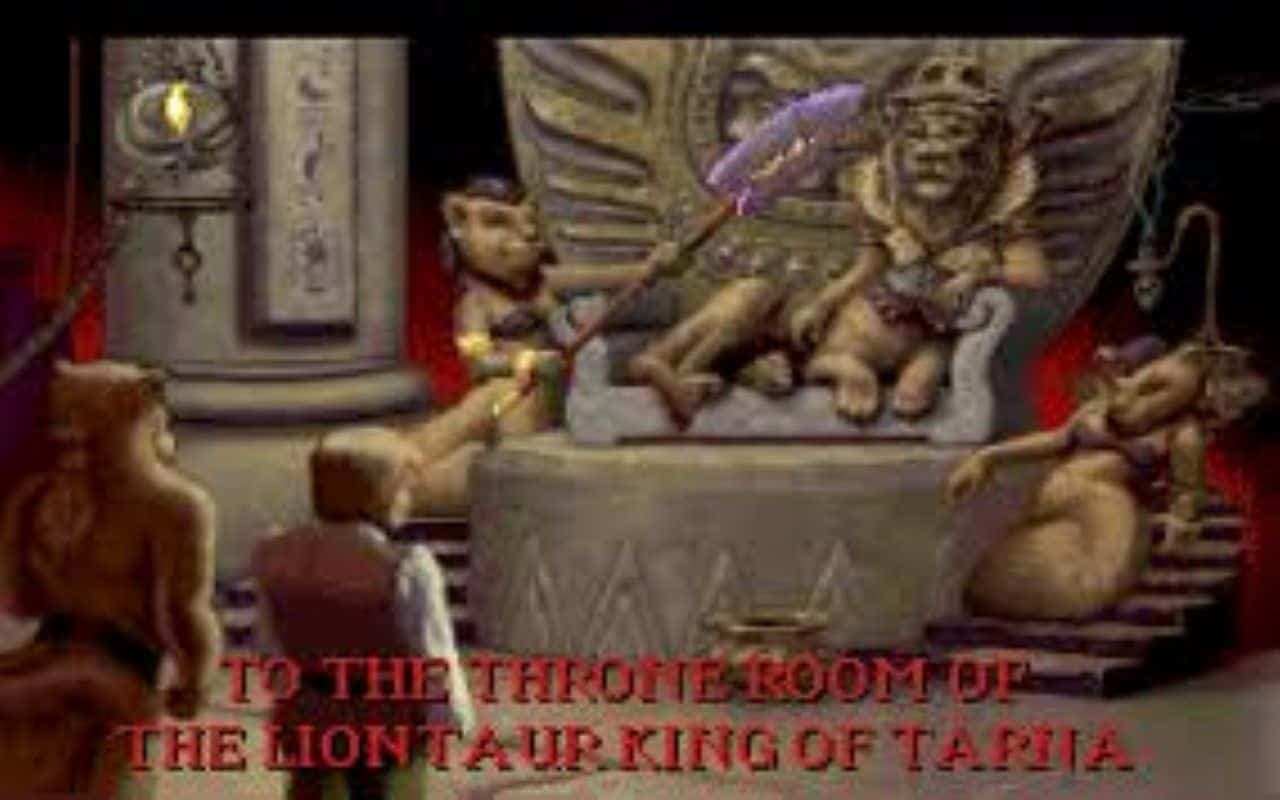 Gameplay screen of Quest for Glory III: Wages of War (6/8)