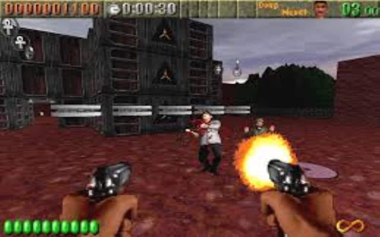 Gameplay screen of Rise of the Triad: Dark War (4/8)