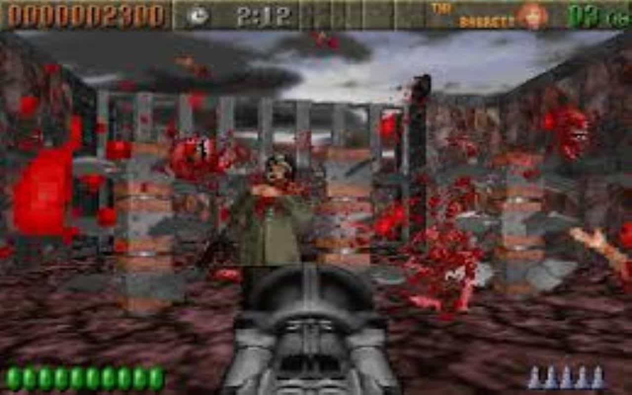 Gameplay screen of Rise of the Triad: Dark War (6/8)