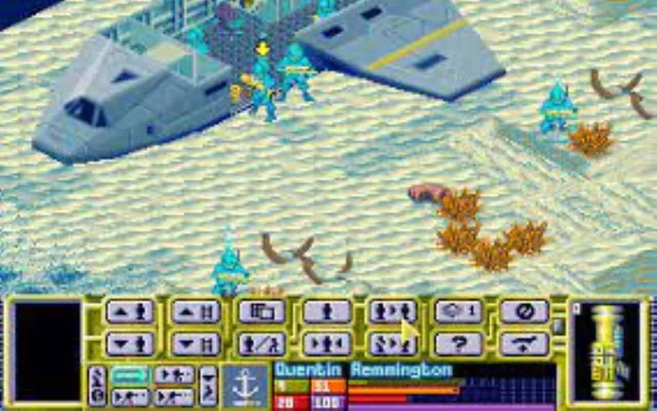 Gameplay screen of X-COM Terror from the Deep (4/8)