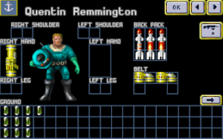 Gameplay screen of X-COM Terror from the Deep (2/8)