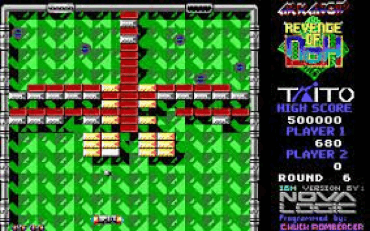 Gameplay screen of Arkanoid (8/8)
