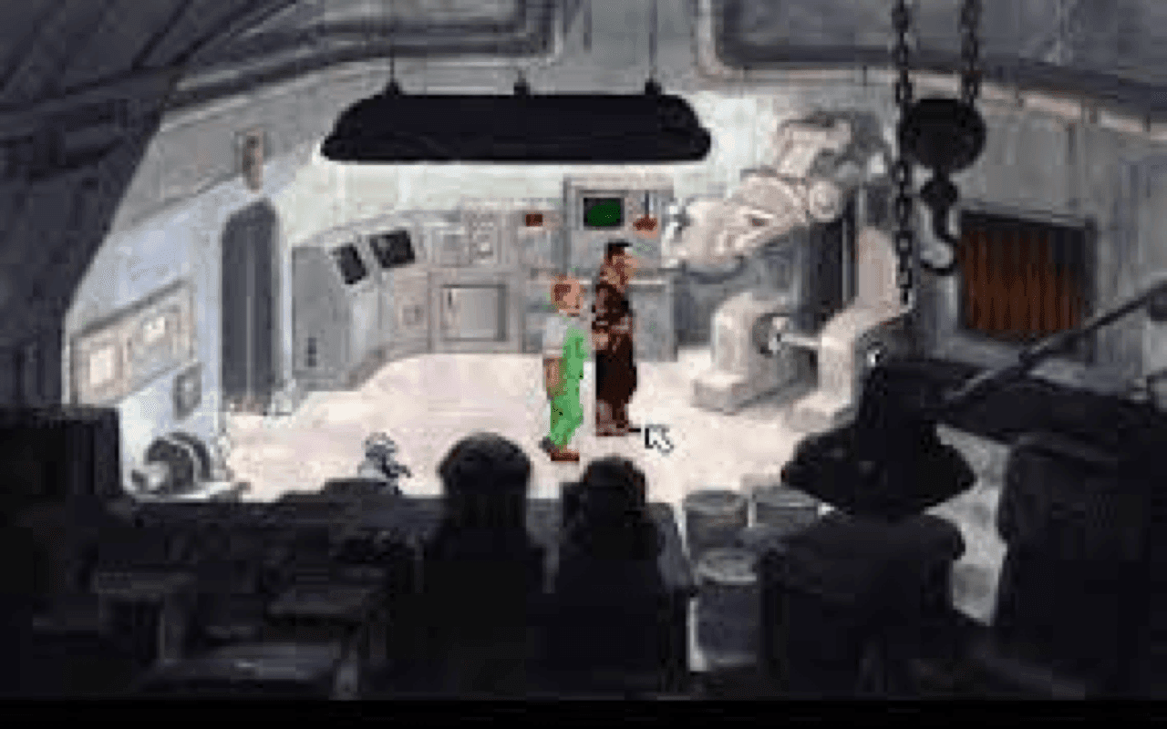 Gameplay screen of Beneath a Steel Sky (5/8)