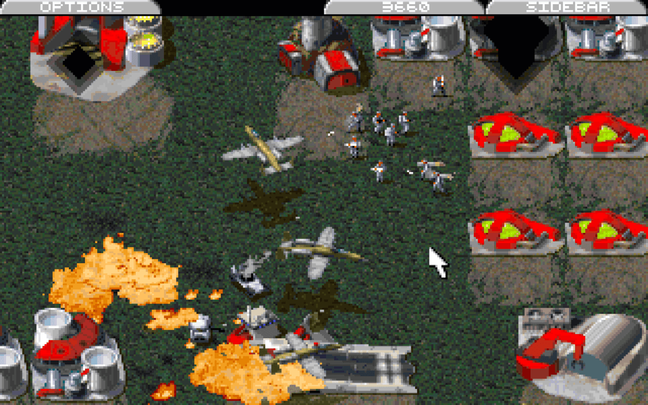 Gameplay screen of Command & Conquer (3/8)
