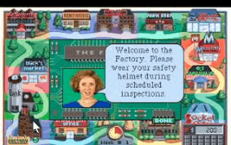Gameplay screen of Jones in the Fast Lane (4/8)