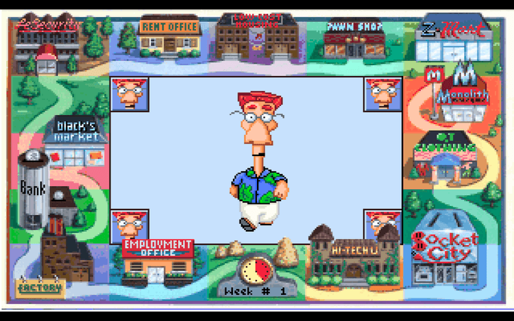 Gameplay screen of Jones in the Fast Lane (5/8)