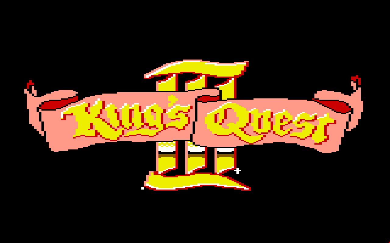 Gameplay screen of King's Quest III: To Heir is Human (1/8)