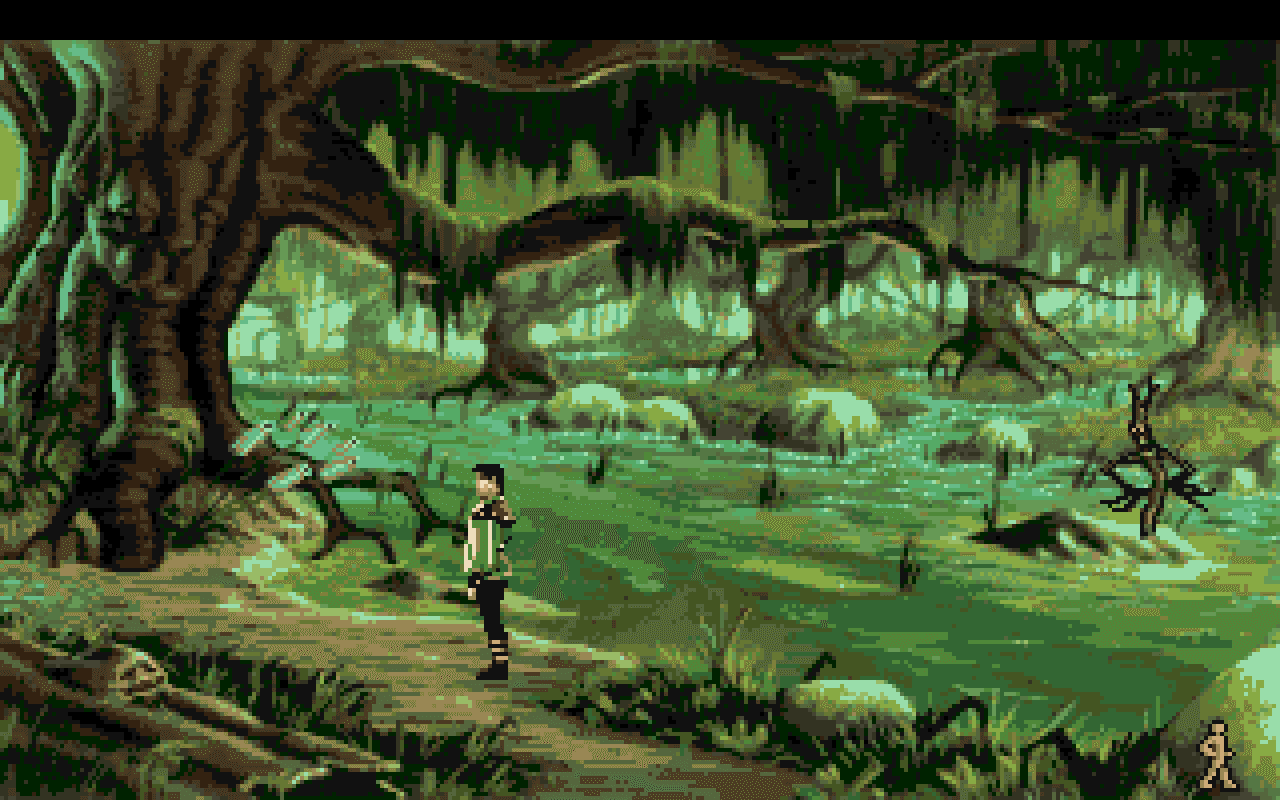 Gameplay screen of King's Quest VI: Heir Today, Gone Tomorrow (4/8)