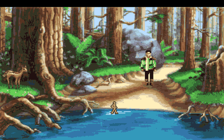 Gameplay screen of King's Quest VI: Heir Today, Gone Tomorrow (5/8)