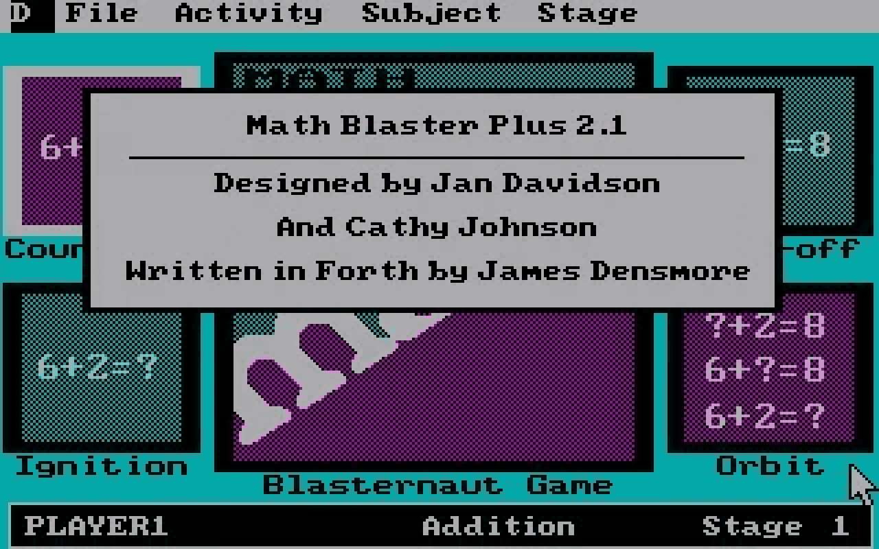 Math Blaster Plus! | play online