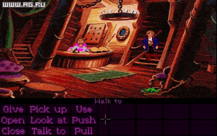 Gameplay screen of Monkey Island 2: LeChuck's Revenge (5/8)