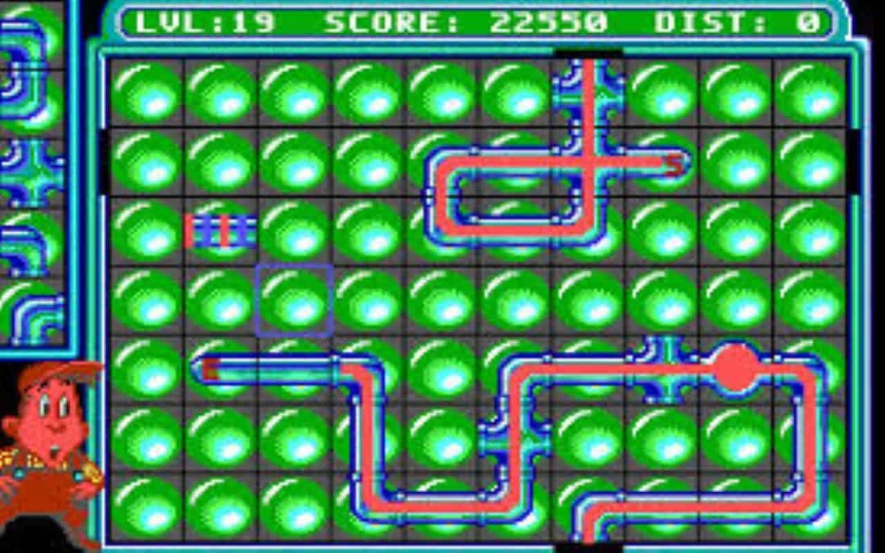 Gameplay screen of Pipe Dream (4/8)