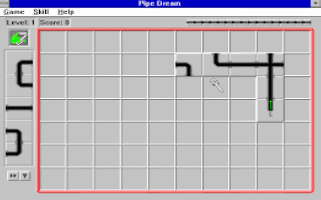 Gameplay screen of Pipe Dream (5/8)