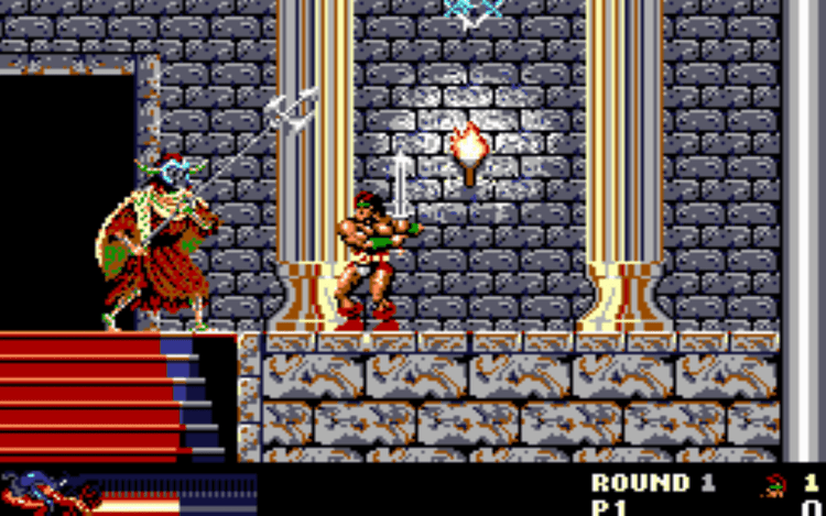 Gameplay screen of Rastan (6/8)