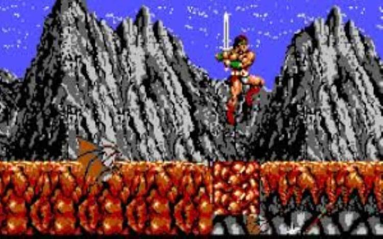 Gameplay screen of Rastan (3/8)