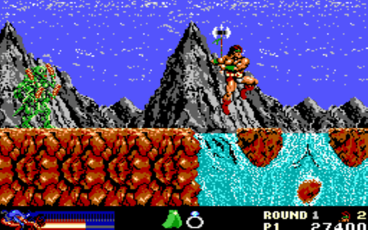 Gameplay screen of Rastan (8/8)