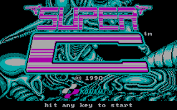 Gameplay screen of Super Contra (7/8)