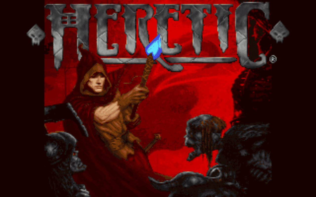 Gameplay screen of Heretic (2/8)