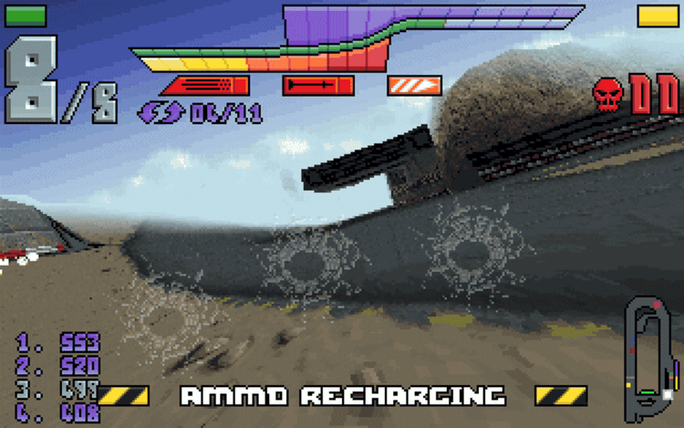 Gameplay screen of Hi-Octane (3/8)