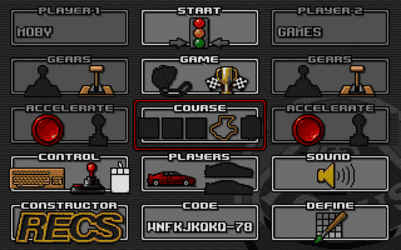 Gameplay screen of Lotus: The Ultimate Challenge (2/8)