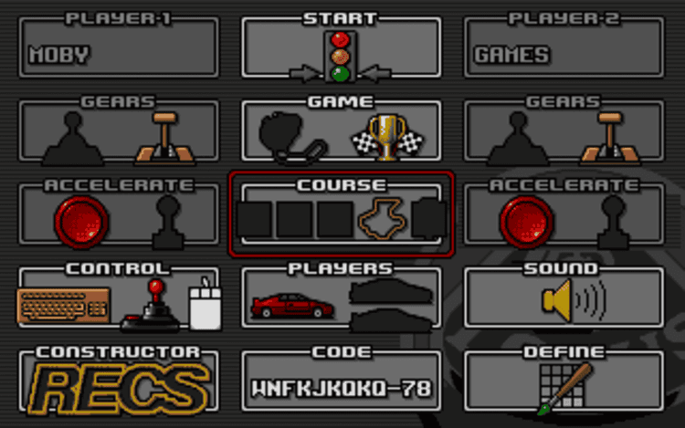 Gameplay screen of Lotus: The Ultimate Challenge (2/8)