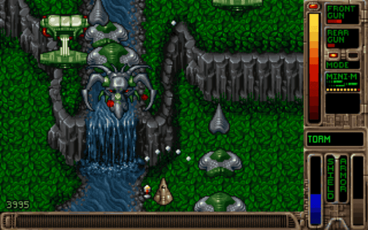 Gameplay screen of Tyrian (4/8)