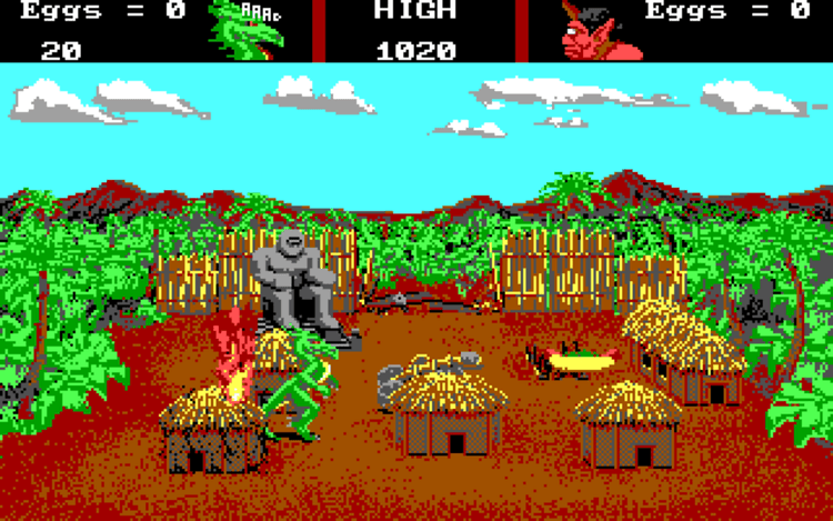 Gameplay screen of AAARGH! (8/8)