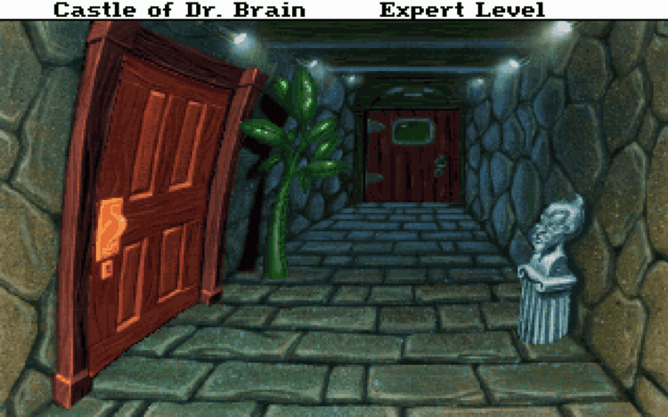 Gameplay screen of Castle of Dr. Brain (3/8)