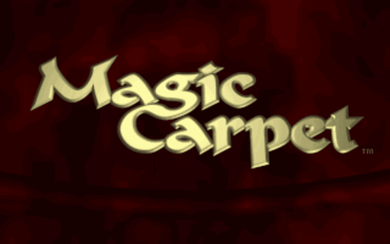 Gameplay screen of Magic Carpet (1/8)