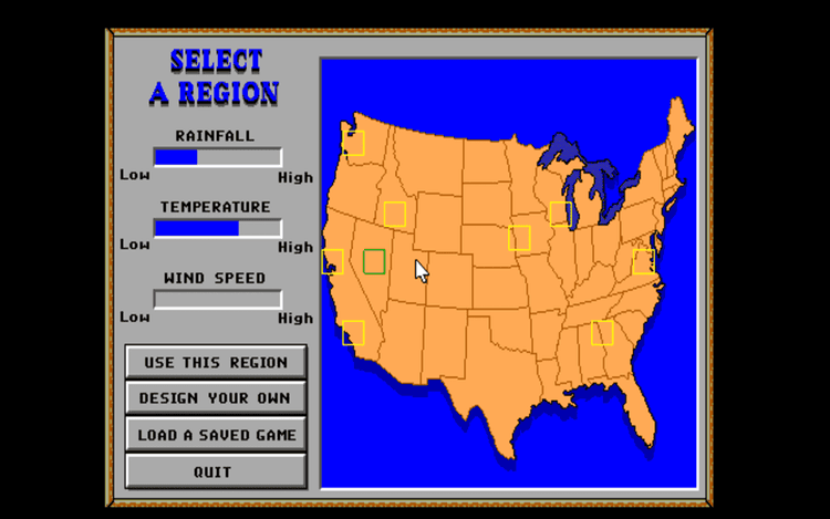 Gameplay screen of Sim Farm (5/8)