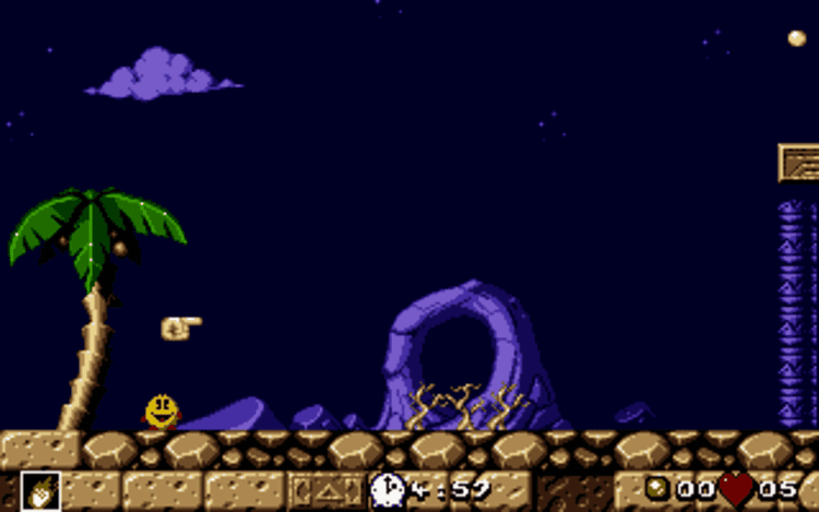 Gameplay screen of Pac-in-Time (4/8)