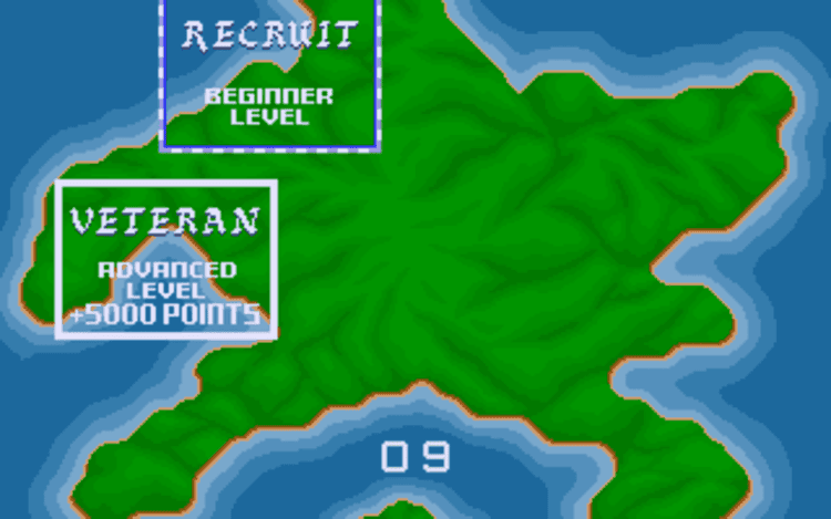 Gameplay screen of Rampart (6/8)