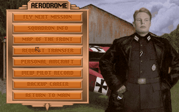 Gameplay screen of Red Baron (8/8)