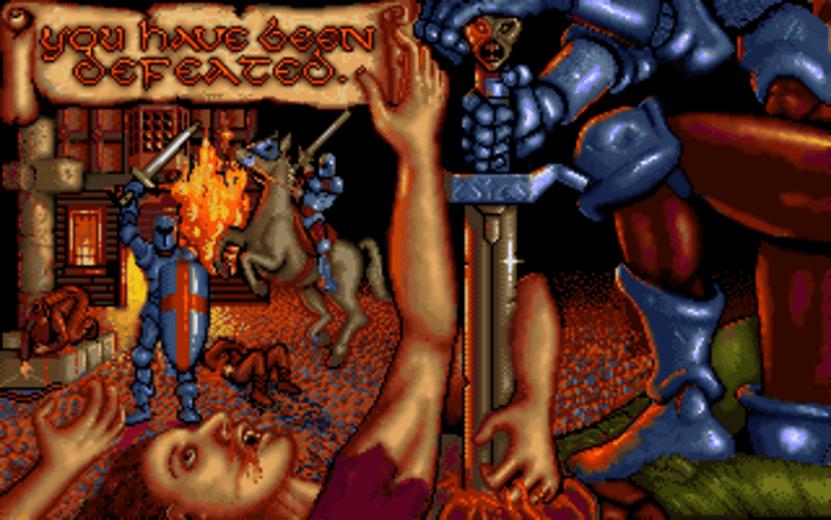 Gameplay screen of PowerMonger (4/8)