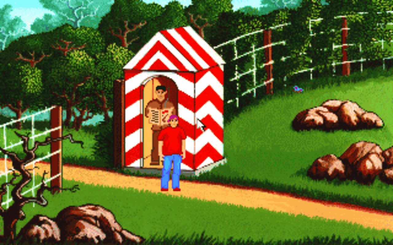 Gameplay screen of Teen Agent (5/8)