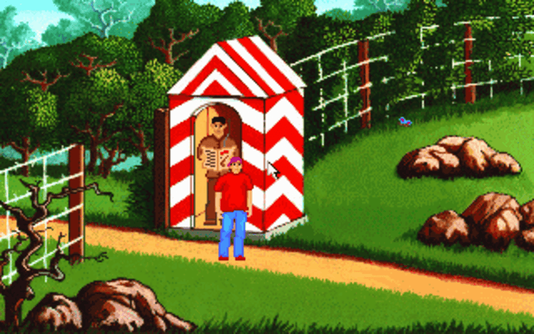 Gameplay screen of Teen Agent (5/8)
