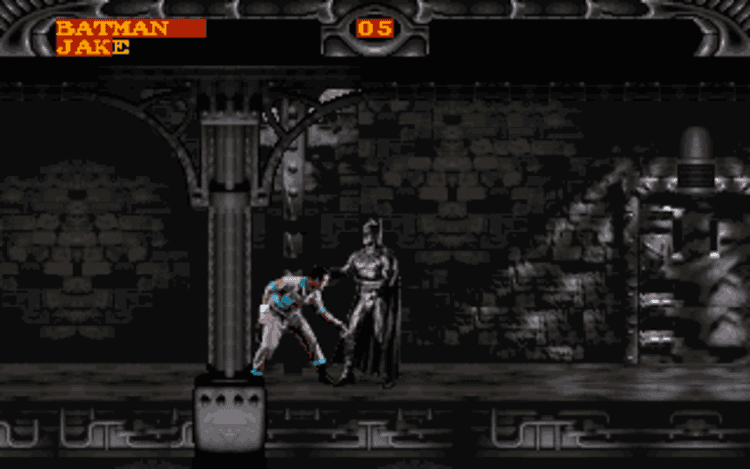 Gameplay screen of Batman Forever (1/4)